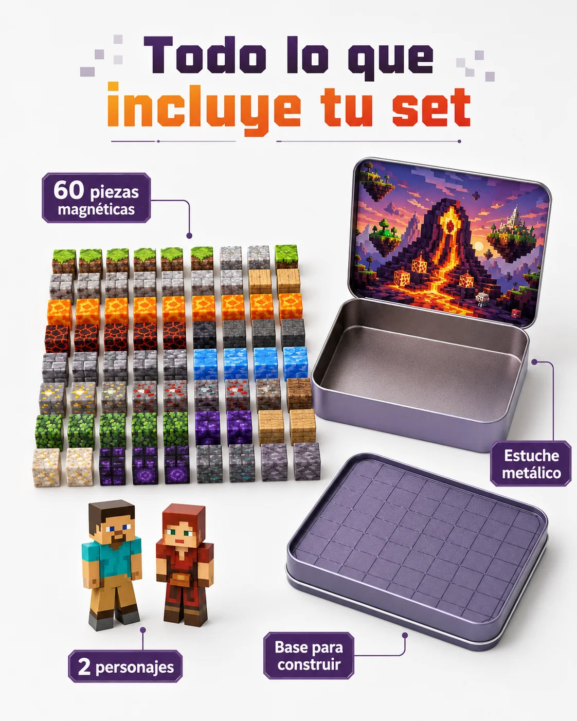 Minecraft Mundo Magnetico