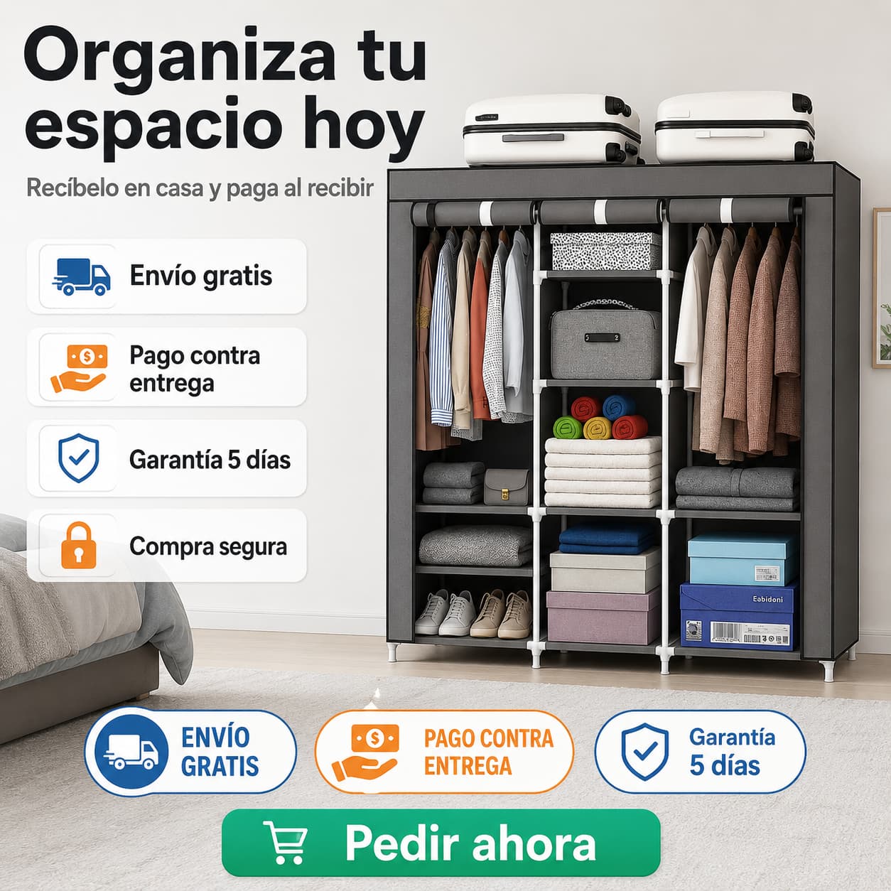 Closet de Ropa para Mantener Orden