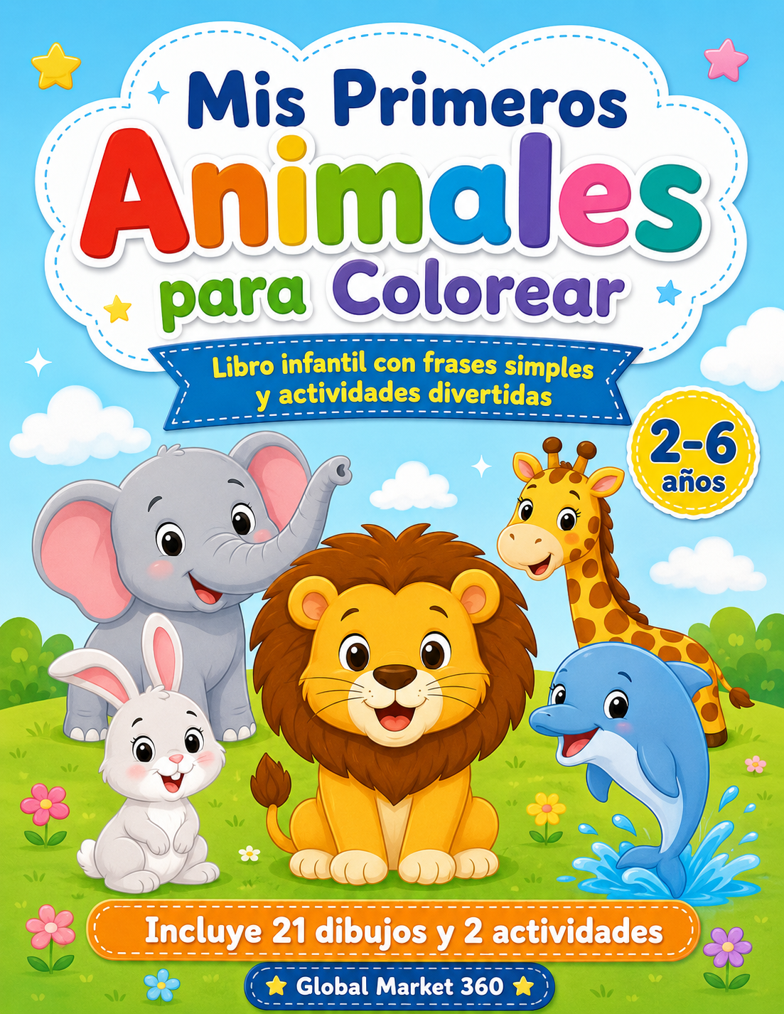 Bono Mis primeros animales para colorear