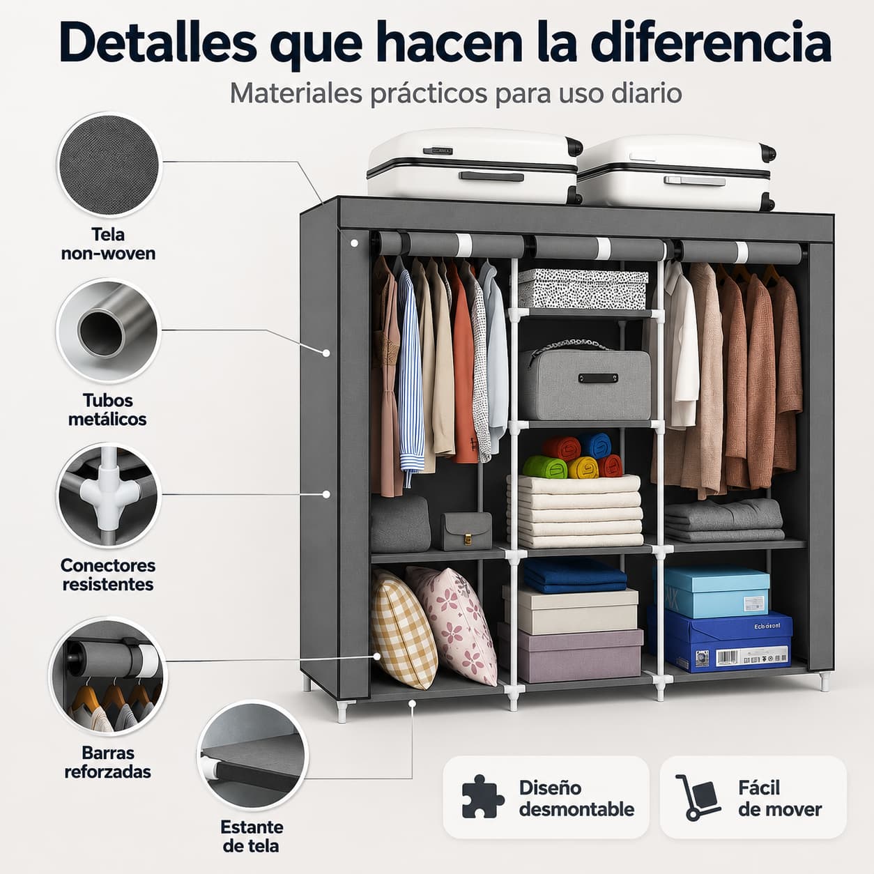 Closet de Ropa para Mantener Orden